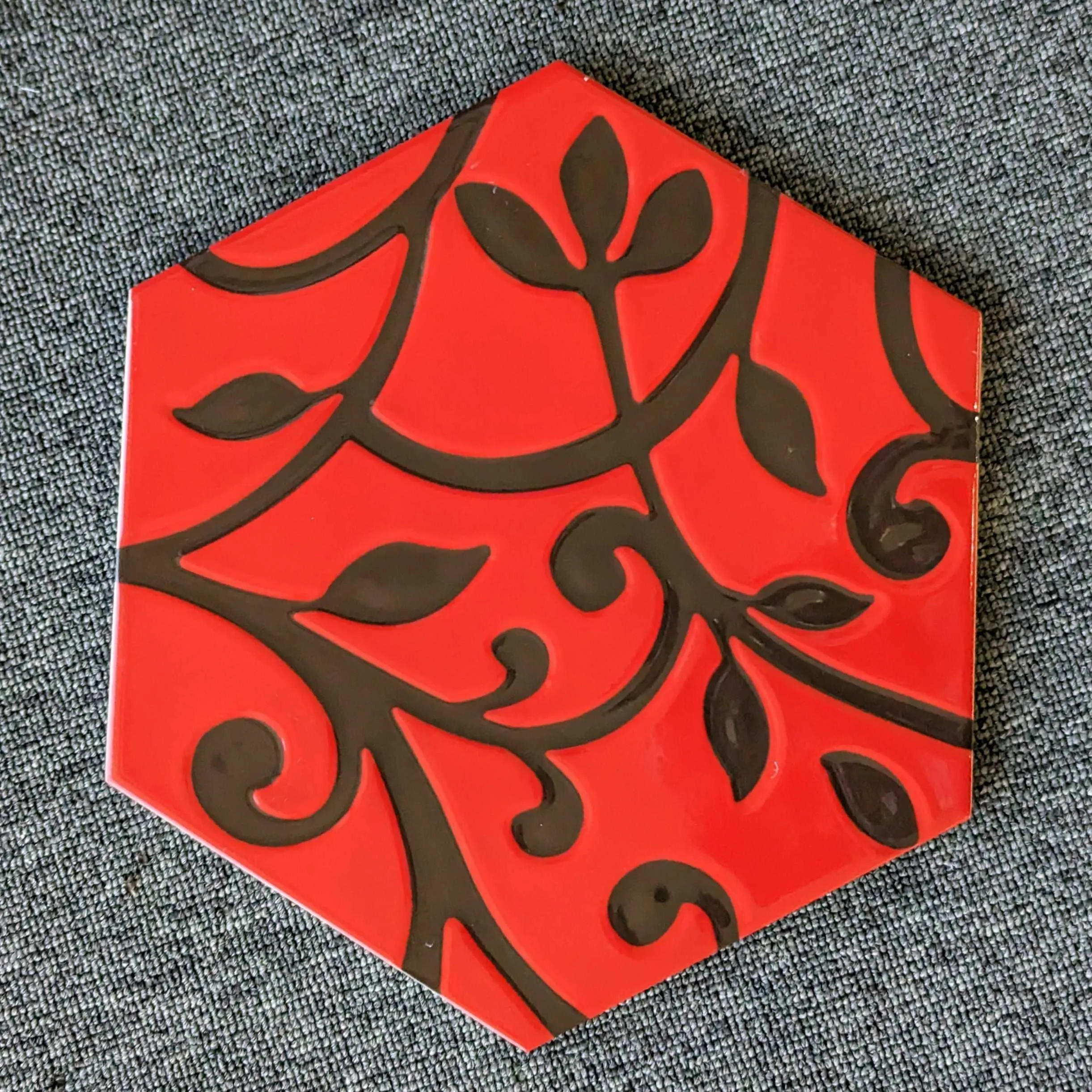 TOSCANA GRABADOS ROJO